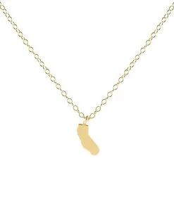 JEWELRY Kris Nations Solid California Charm Necklace - Gold