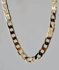She She Boutique Colette Curb Chain Necklace - Gold JEWELRY
