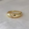She She Boutique Eva Dome Ring - Gold JEWELRY