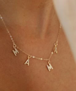 She She Boutique Spaced Mama Necklace - Gold