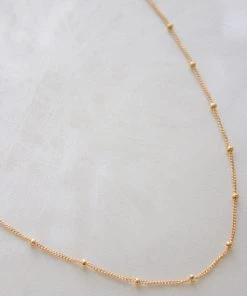 She She Boutique Monroe Satellite Chain Necklace - Gold JEWELRY