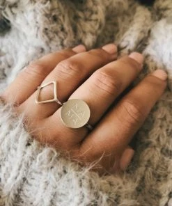 She She Boutique JEWELRY Mama Round Ring - Gold