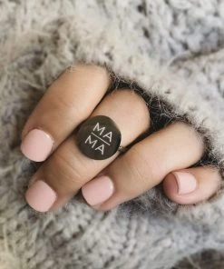 She She Boutique JEWELRY Mama Round Ring - Gold