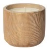 She She Boutique Amber & Teakwood Metallic Brushed Candle