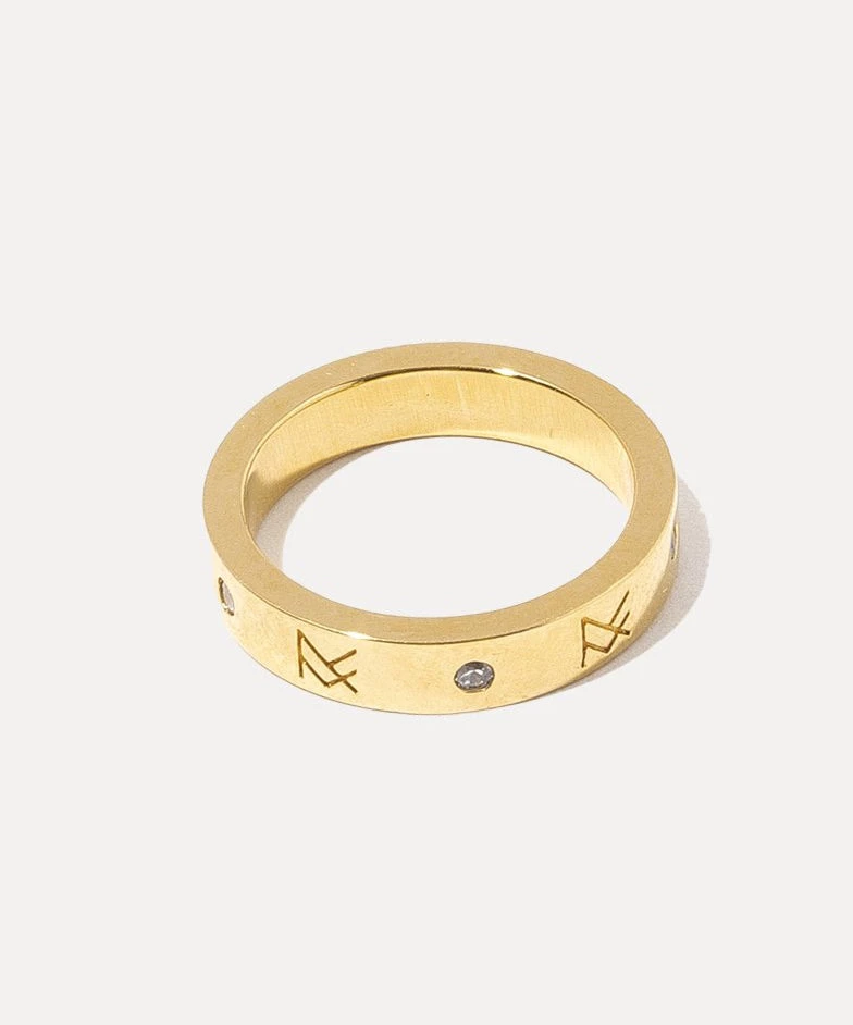 Miranda Frye MF Ring - Gold 4 Miranda Frye MF Ring - Gold