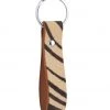 She She Boutique Animal Print Key Ring - Dark Zebra ACCESSORIES
