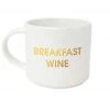 She She Shoes Metallic Gold Mug - Breakfast Wine