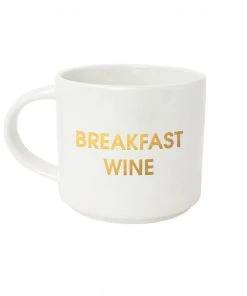 She She Shoes Metallic Gold Mug - Breakfast Wine