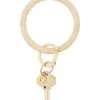 O Venture GIFTS Big O Silicone Key Ring - Gold Confetti