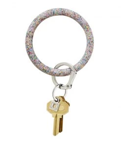 O Venture Big O Silicone Key Ring - Rainbow Confetti GIFTS
