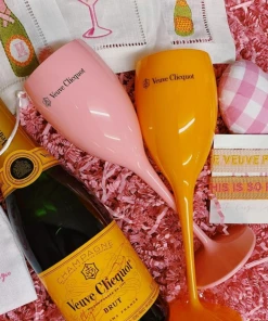 She She Boutique GIFTS Plastic Champagne Flute - Orange