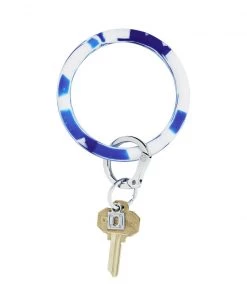 O Venture Big O Silicone Key Ring - Blue Me Away Marble ACCESSORIES