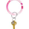 O Venture ACCESSORIES Big O Silicone Key Ring - Tickled Pink Marble