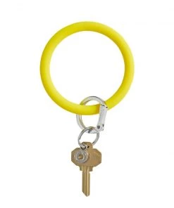 O Venture ACCESSORIES Big O Silicone Key Ring - Yes Yellow