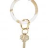 O Venture ACCESSORIES Big O Silicone Key Ring - Gold Rush Marble