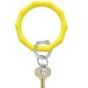 She She Boutique Big O Silicone Bamboo Key Ring- Yellow