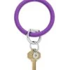 O Venture Big O Silicone Key Ring - Deep Purple