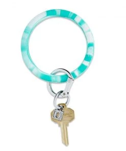 She She Boutique ACCESSORIES Big O Silicone Key Ring - In The Pool Marble