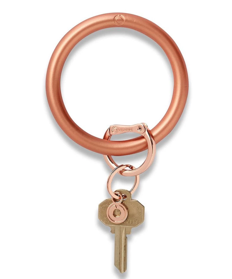 O Venture ACCESSORIES Big O Silicone Key Ring - Rose Gold 3 O Venture ACCESSORIES Big O Silicone Key Ring - Rose Gold