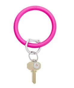 She She Boutique Pearlized Big O Key Ring - I Scream Pink ACCESSORIES