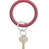 She She Boutique ACCESSORIES Pearlized Big O Key Ring - Wino