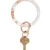 O Venture Big O Silicone Key Ring - Rose Gold Marble ACCESSORIES 2 O Venture Big O Silicone Key Ring - Rose Gold Marble ACCESSORIES