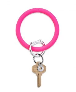 O Venture Big O Silicone Key Ring - Tickled Pink