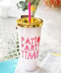 She She Boutique 24oz Tumbler Cup - Patio Party