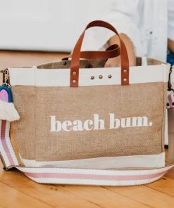 She She Boutique Jute Crossbody Tote - Beach Bum HANDBAGS
