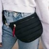 She She Boutique Jolie Puffer Belt Bag - Black 1 She She Boutique Jolie Puffer Belt Bag - Black