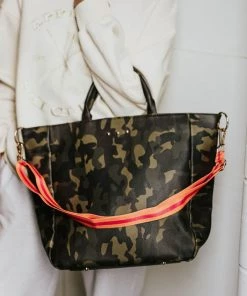 She She Boutique HANDBAGS Kaia Tote Bag - Camo
