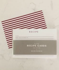 She She Boutique Holiday Recipe Cards - Christmas Tree OR Red Stripe