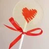 She She Boutique Sparkle Lollipop - Red Heart