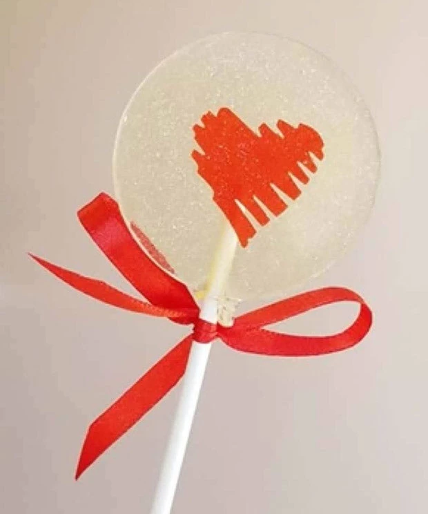 She She Boutique Sparkle Lollipop - Red Heart 3 She She Boutique Sparkle Lollipop - Red Heart