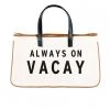 She She Boutique HANDBAGS Canvas Tote - Always On Vacay
