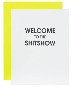 Chez Gagne Letterpress Cards -Shit Show