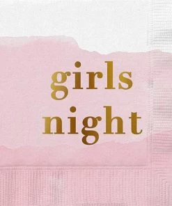 She She Boutique GIFTS Foil Beverage Napkins - Girls Night