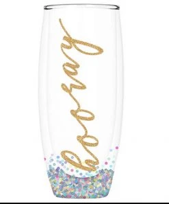 She She Boutique Stemless Flute Glass - Horray GIFTS