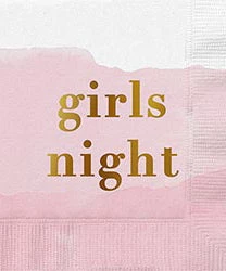 She She Boutique GIFTS Foil Beverage Napkins - Girls Night