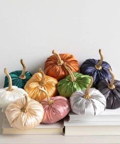 She She Boutique Small Satin Pumpkin - Pearl, Champagne, Cinnamon, Silver OR Sungold GIFTS