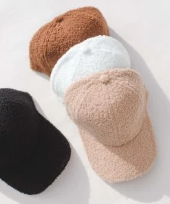 She She Boutique Boucle Hat - Black, Tan OR Deep Camel ACCESSORIES