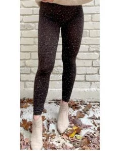 Spanx Look At Me Now Seamless Leggings - Olive Leopard