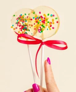 She She Boutique Celebration Sparkle Lollipop- Birthday Cake Flavor