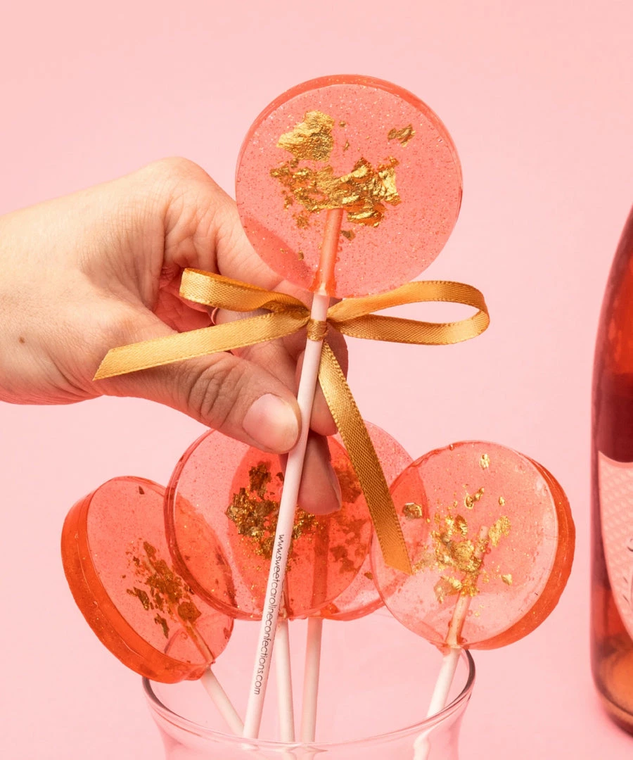 She She Boutique GIFTS Sparkle Lollipop- Rose Wine Flavor 3 She She Boutique GIFTS Sparkle Lollipop- Rose Wine Flavor