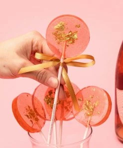 She She Boutique GIFTS Sparkle Lollipop - Rose Wine Flavor