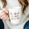 She She Boutique GIFTS Gold Coffee Mug - She Believed She Could