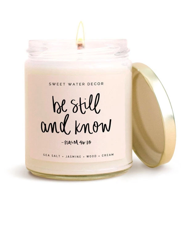 She She Boutique Soy Candle - Be Still And Know 3 She She Boutique Soy Candle - Be Still And Know