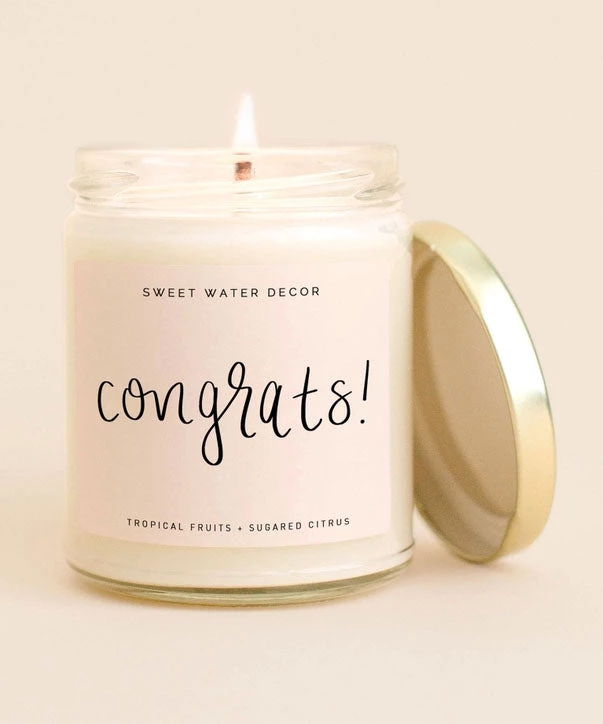 She She Boutique GIFTS Soy Candle - Congrats 3 She She Boutique GIFTS Soy Candle - Congrats