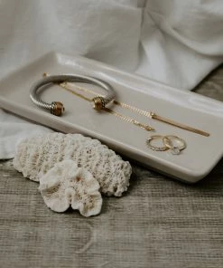 She She Boutique Speckled Ceramic Tray - Cream GIFTS