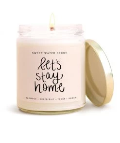 She She Boutique GIFTS Soy Candle - Let's Stay Home